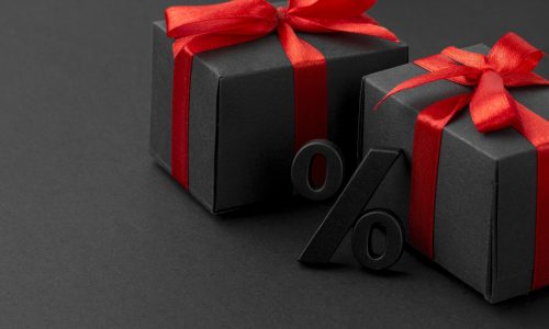 front-view-black-friday-sales-assortment-black-background-with-copy-space