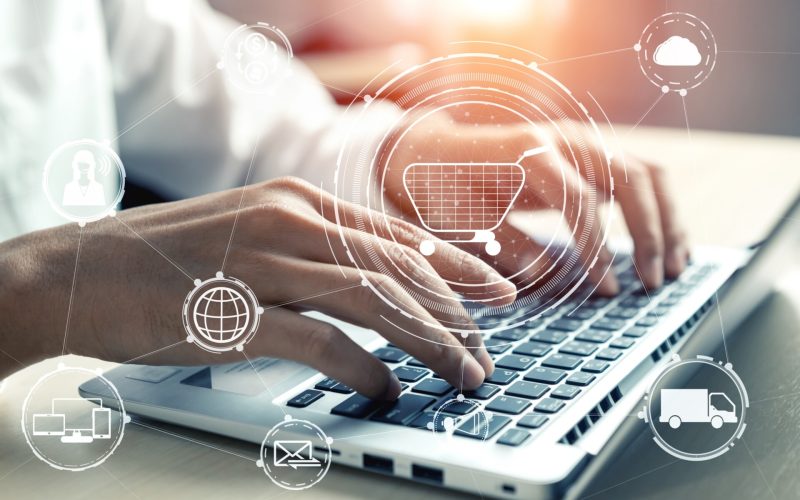 Omni channel technology of online retail business.